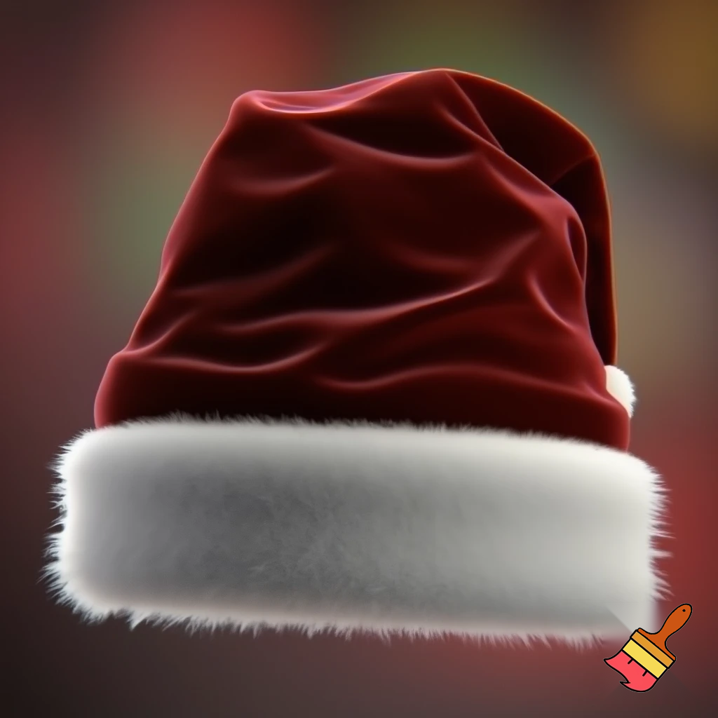 Santa Claus top hat special one special in delicate Santa Claus hat velvet