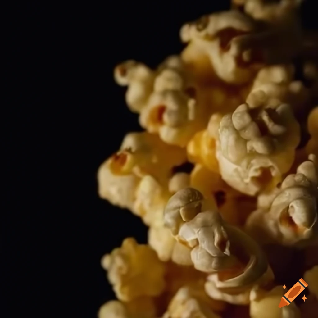 shiny popcorn, darkbaground