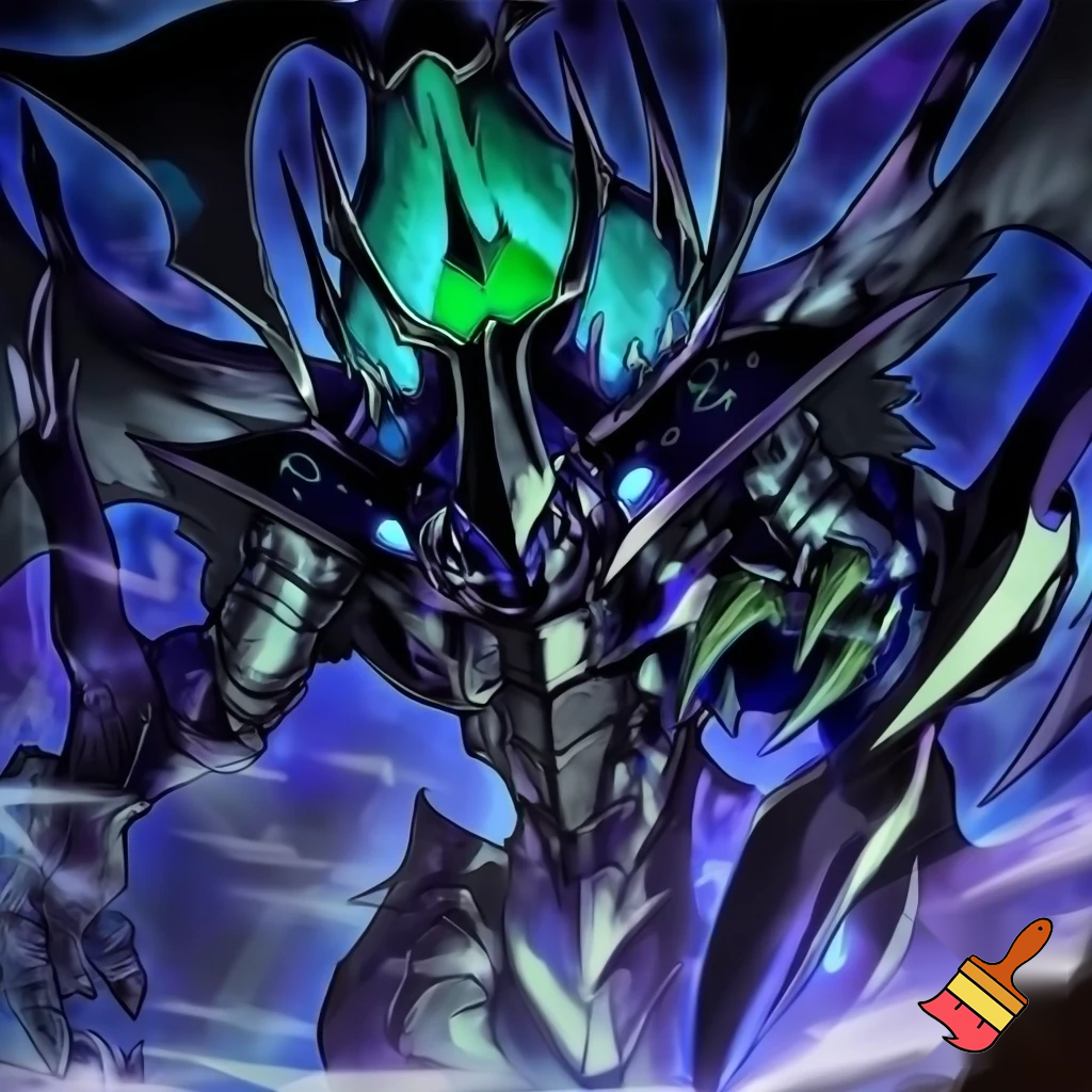 Yu-Gi-Oh art style monster concept
