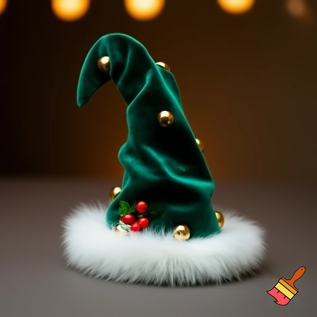 Christmas wizard hat Bendy hat