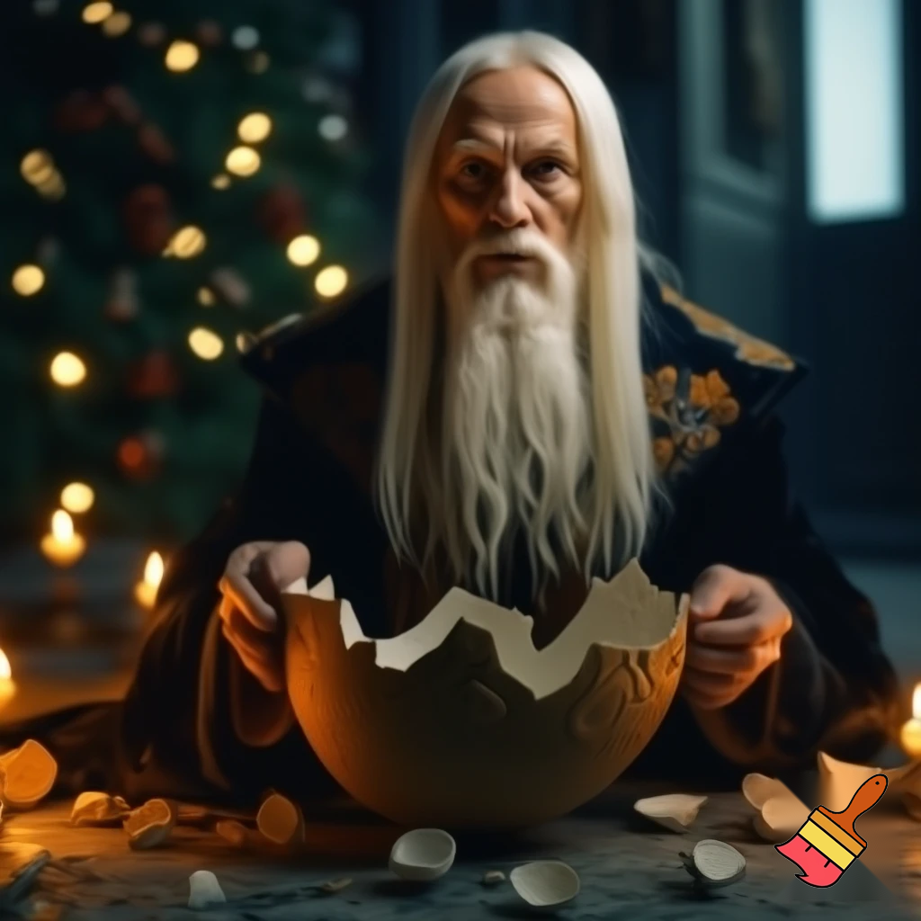 Wizard hatched Christmas