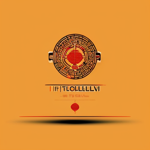 Minimalist flat design banner with text "Çin Dostluk ve İleri Teknoloji Keşif Gezisi" in a single line, with small Chinese dragon icon and circuit pattern elements in background, red and gold color scheme, clean modern style