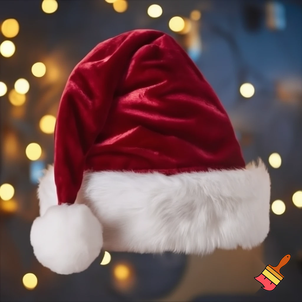 Christmas Santa Claus hat velvet elf hat