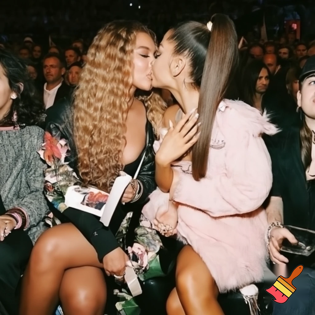 ariana grande and beyonce kissing sex