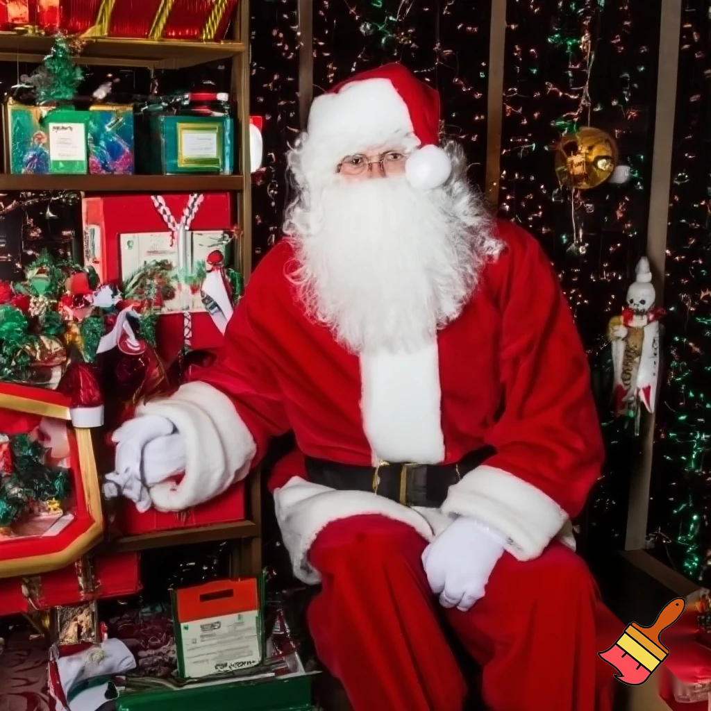 Big huge presents big huge presents for Boxing Day big shoot Santa Claus is in the Magic box Santa Claus