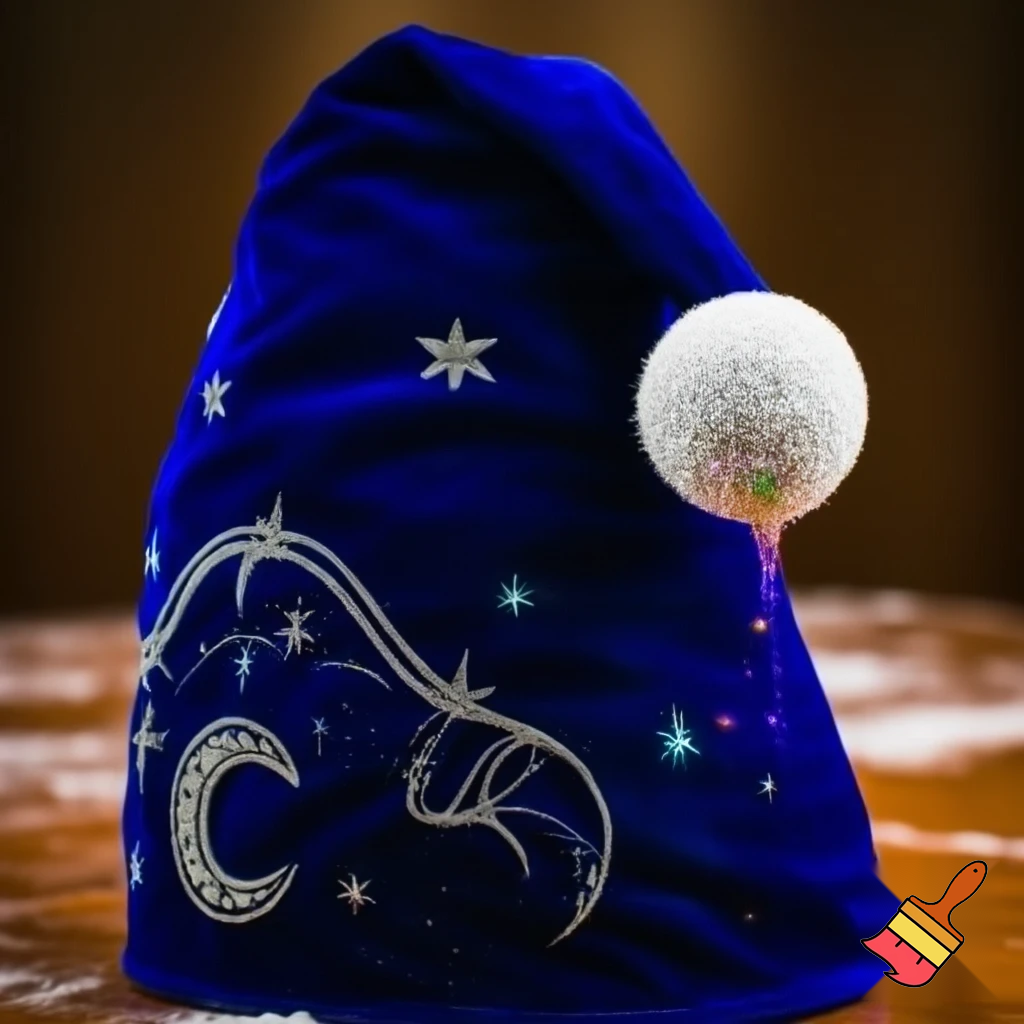 A wizard Christmas hat