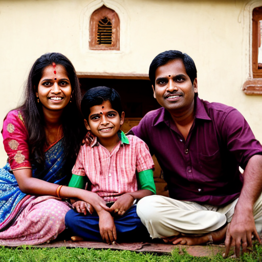 an indian family living happy with three brothers no sis