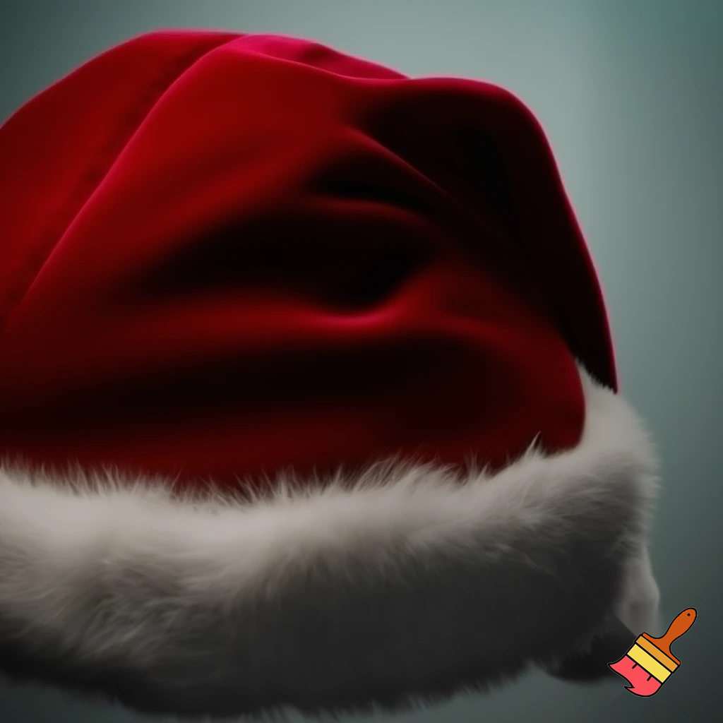 Christmas Santa Claus velvet hat delicate special delicate hat