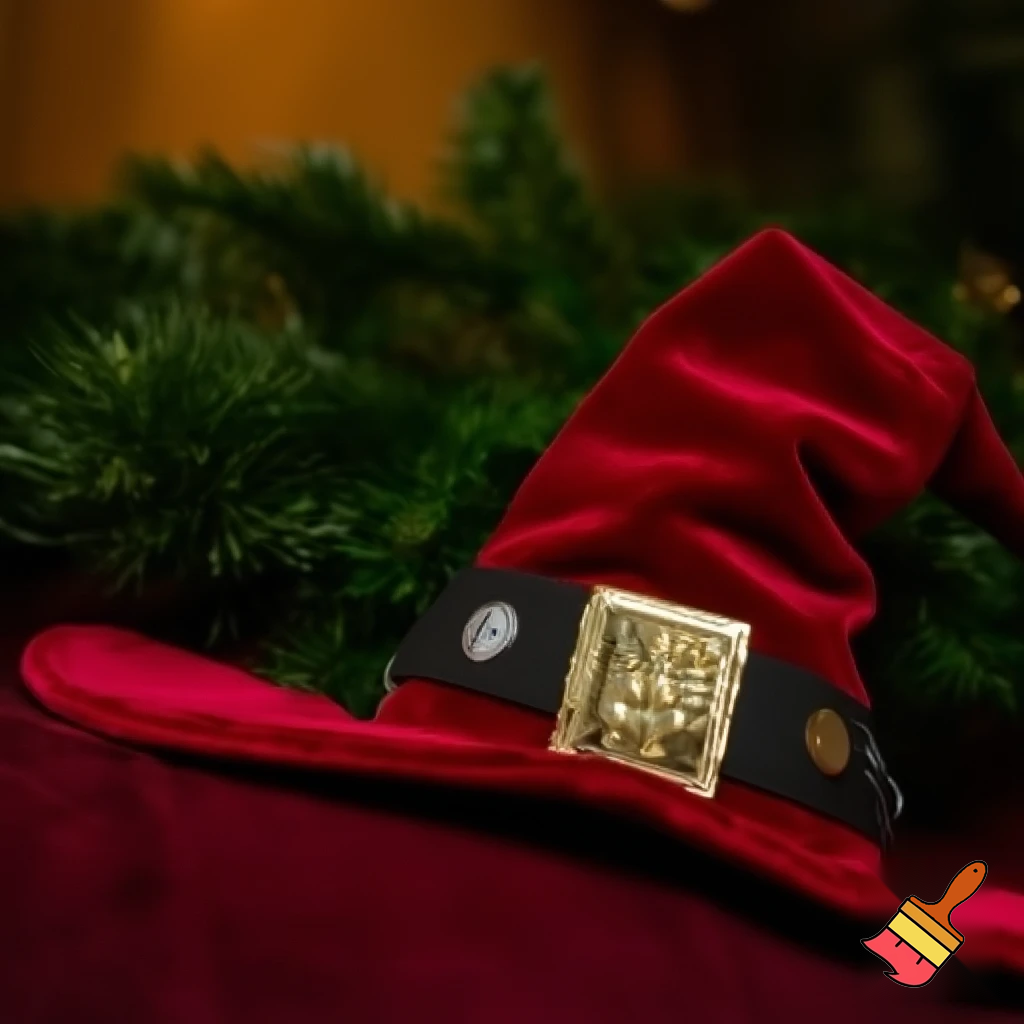 A wizard hat Christmas one velvet