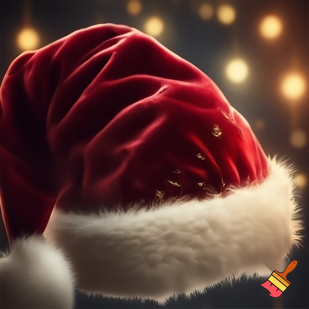 Santa Claus hat velvet Christmas Santa Claus hat 