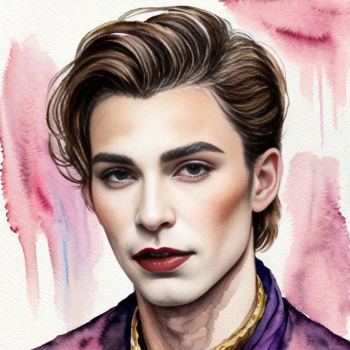 Vampire Prince with Brown Hair 