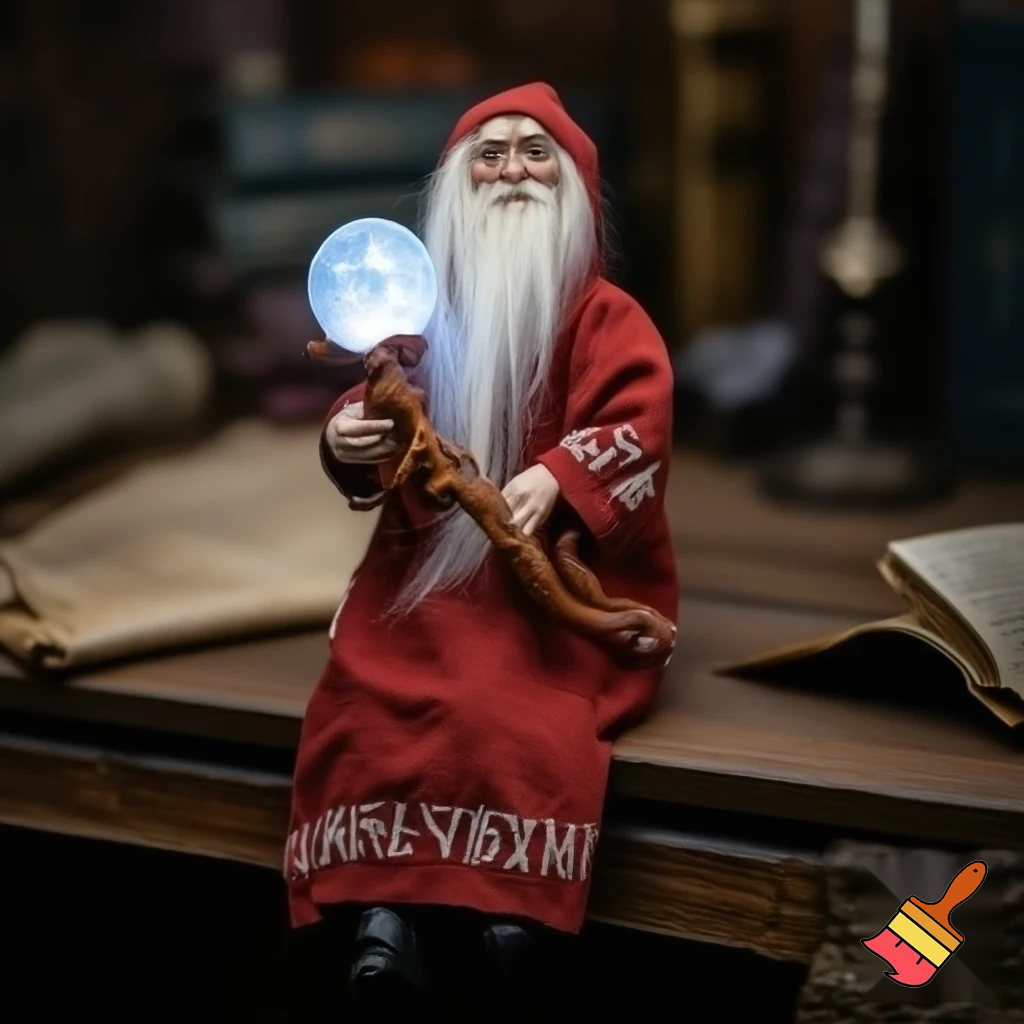 Santa Claus toy special one a wizard
