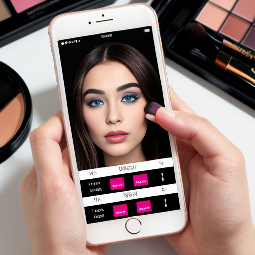 image of an app a beayty app that helps u find ur makeup shade
