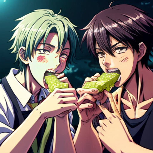 Francis (left) and Leo XIV (right) vomiting, green and snotty vomit from their streched mouths, and into the same bowl (center), dark, gritty, realistic

