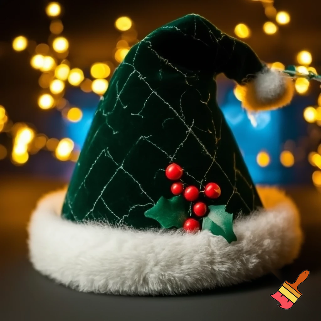 Christmas wizard hat