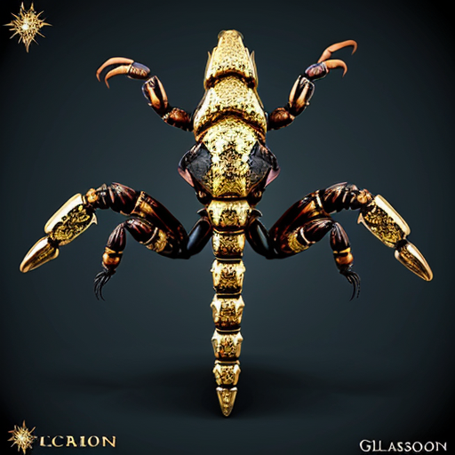 Bling scorpion glam