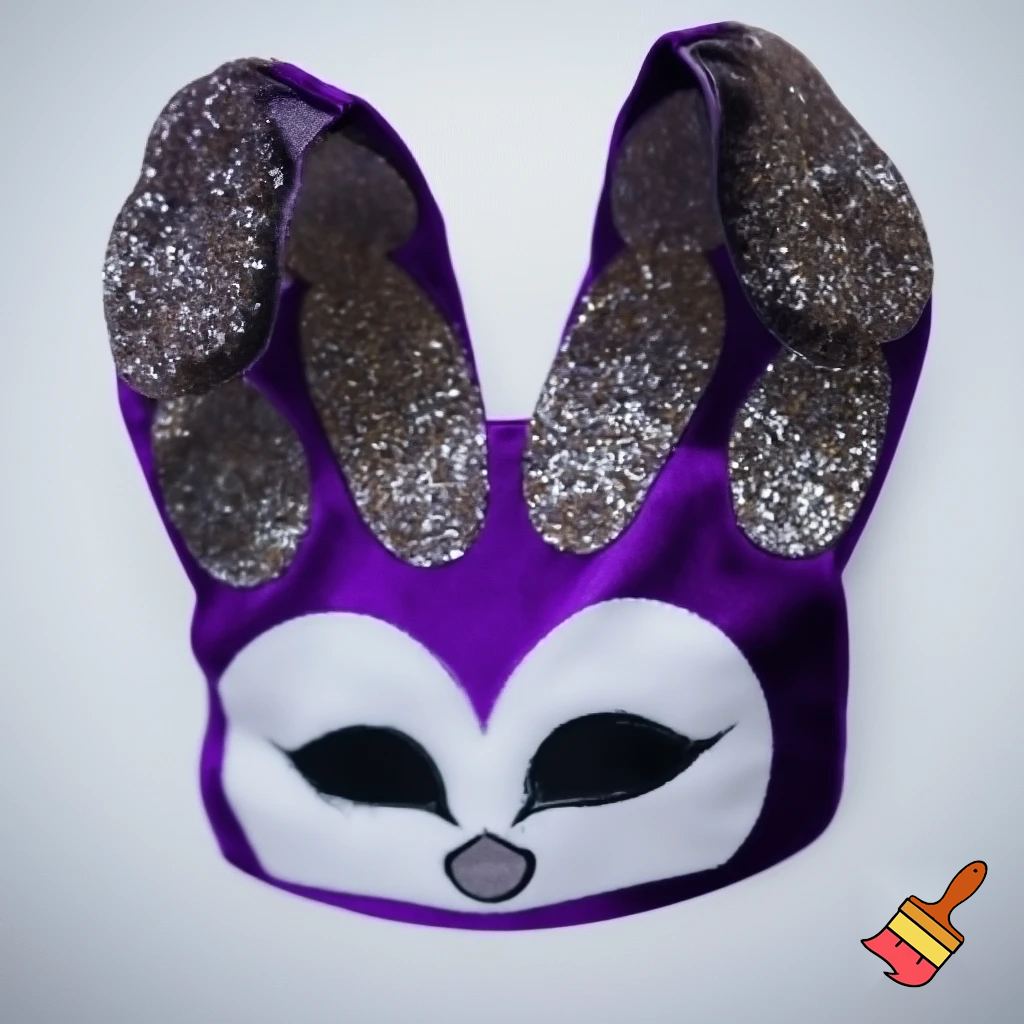 Special top hat headband Easter headband with rabbit, ears, purple and white purple and white with glitter velvet golden purple and white with glitter silver