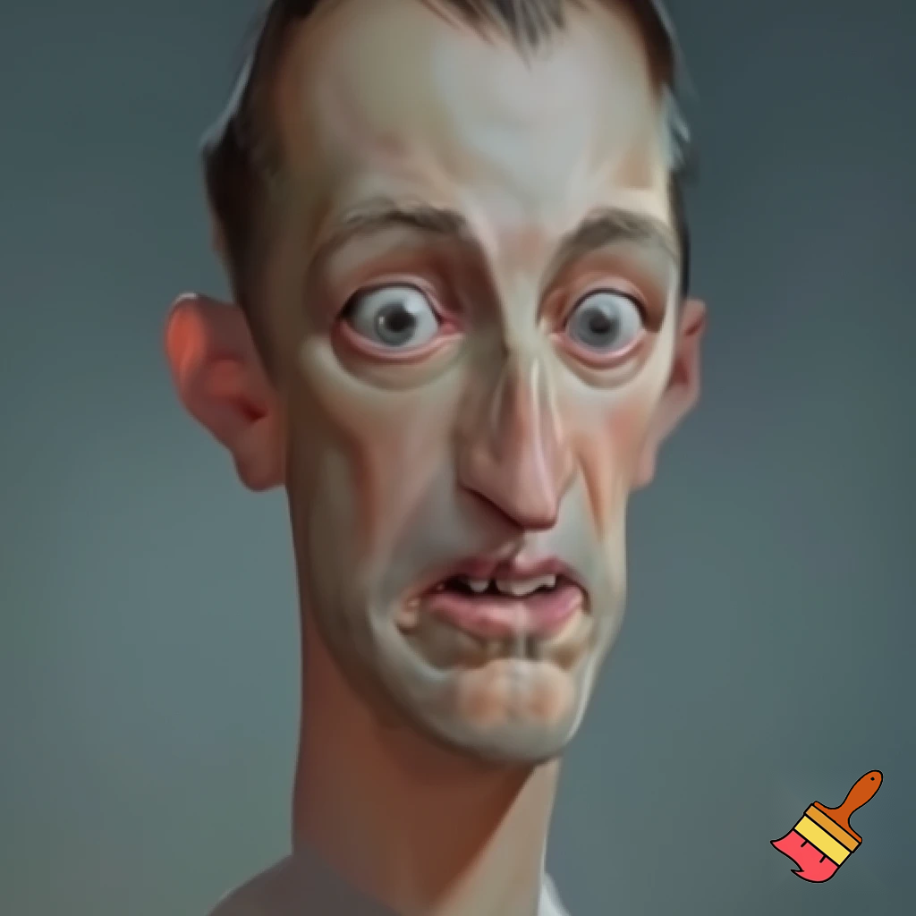 A dad that looks skinny and have rat teeth