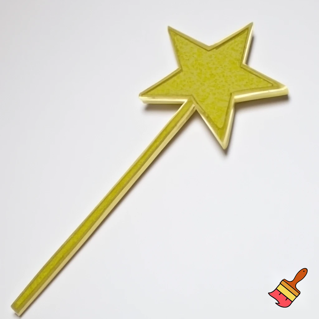 A magic star wand