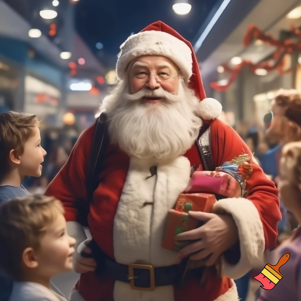 Santa Claus at Cranbourne shopping Centre