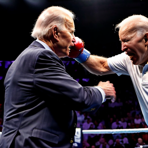 joe biden fighting the old man make it like a comic fight ( keep the old man and joe biden real tho)



