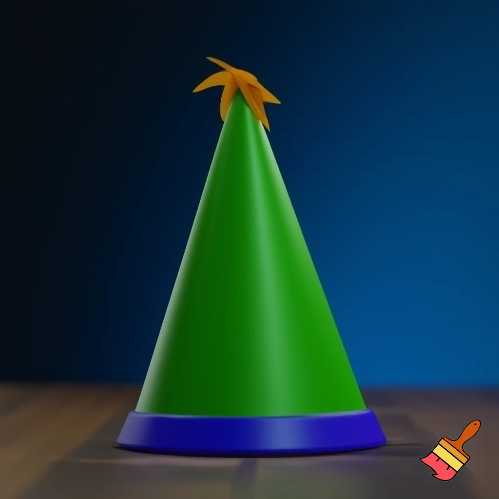 Christmas wizard hat