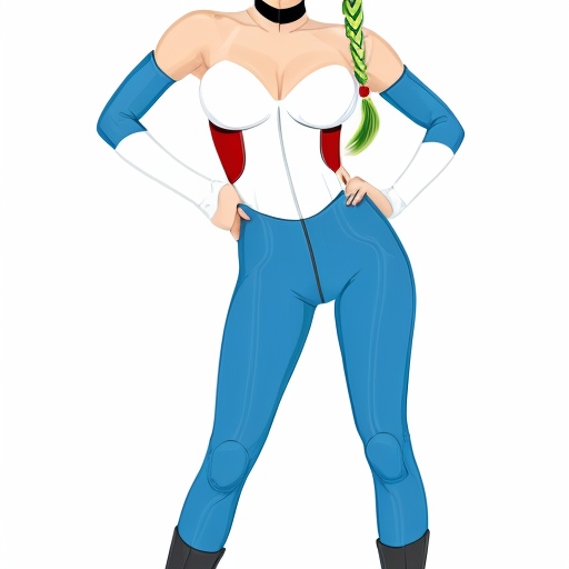 Killer frost crystal frost white short hair wearing a blue dark color body suit kissing Harley Quinn blonde hair two pigtails wearing a red jester outfit 