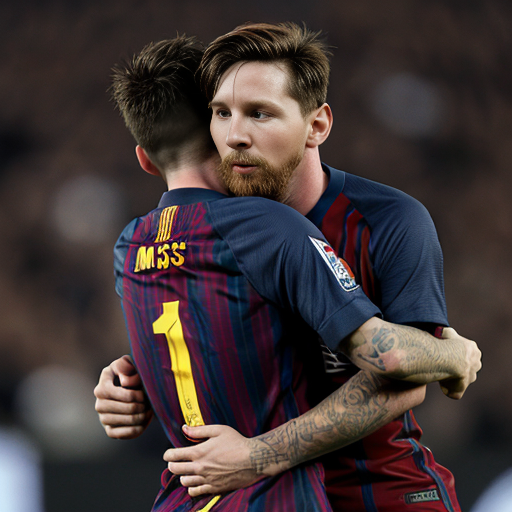 ronaldo hugging messi and both doing the griddy and a rat in a sock with sickness