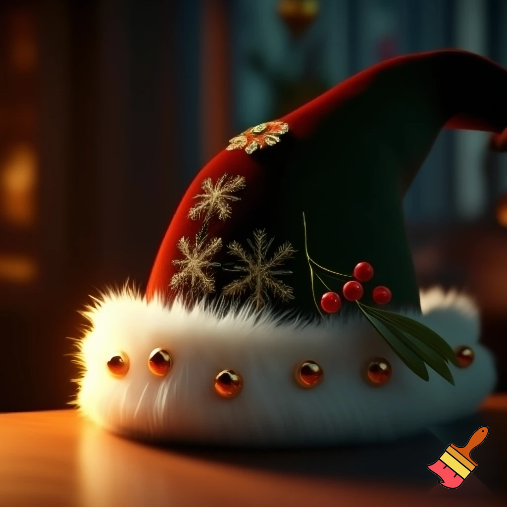 Christmas wizard hat