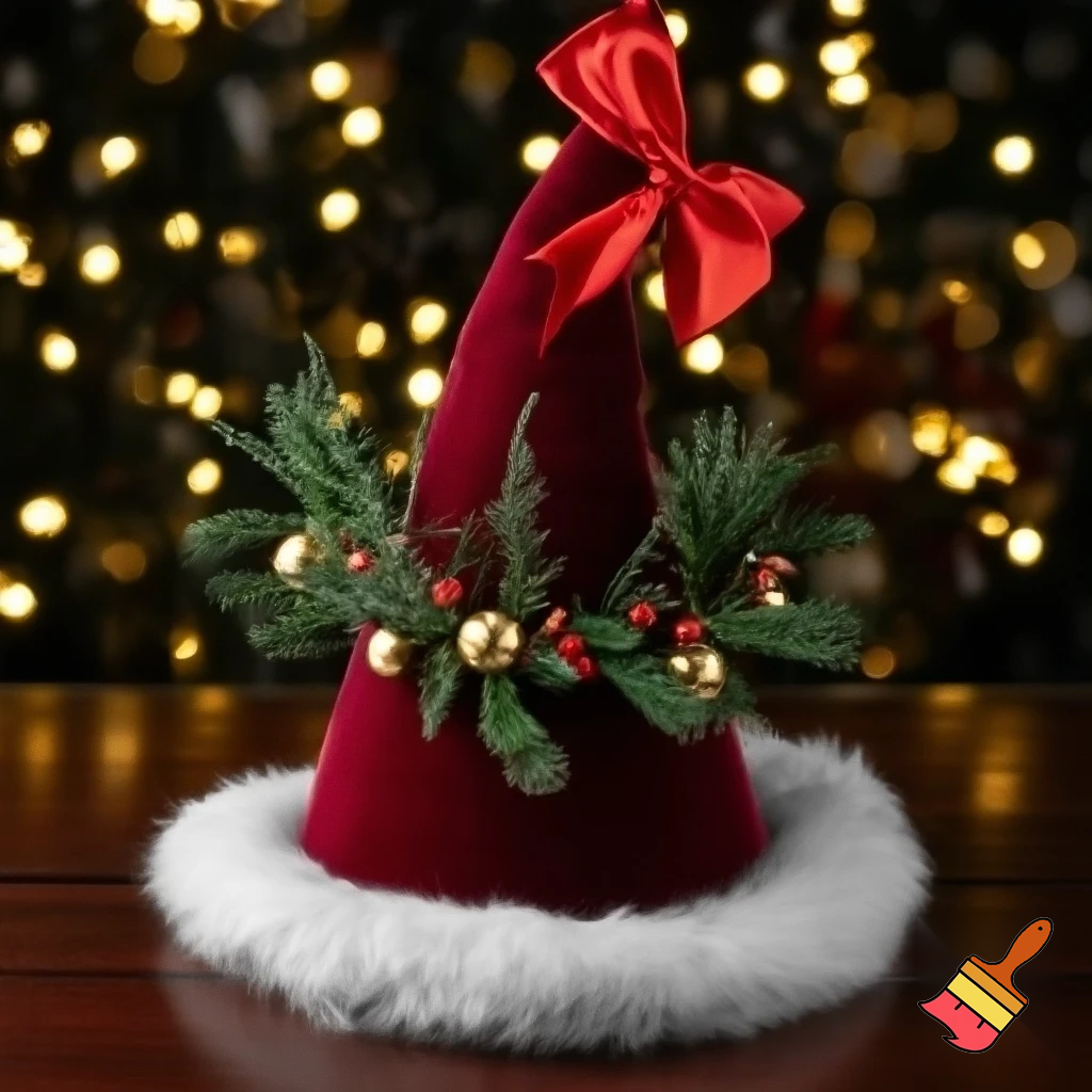 Christmas wizard hat