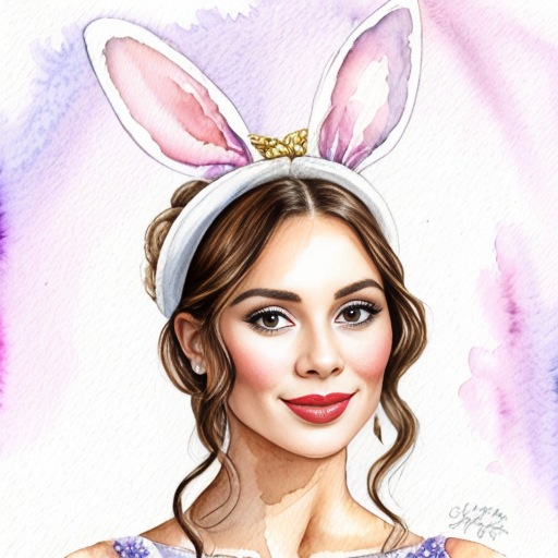  Purple and white Easter bunny headband top hat headband with gold