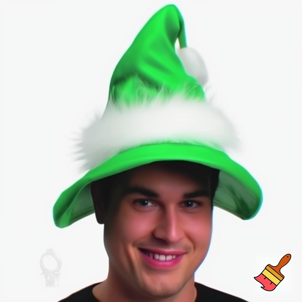 A wizard Christmas hat Santa Claus hat