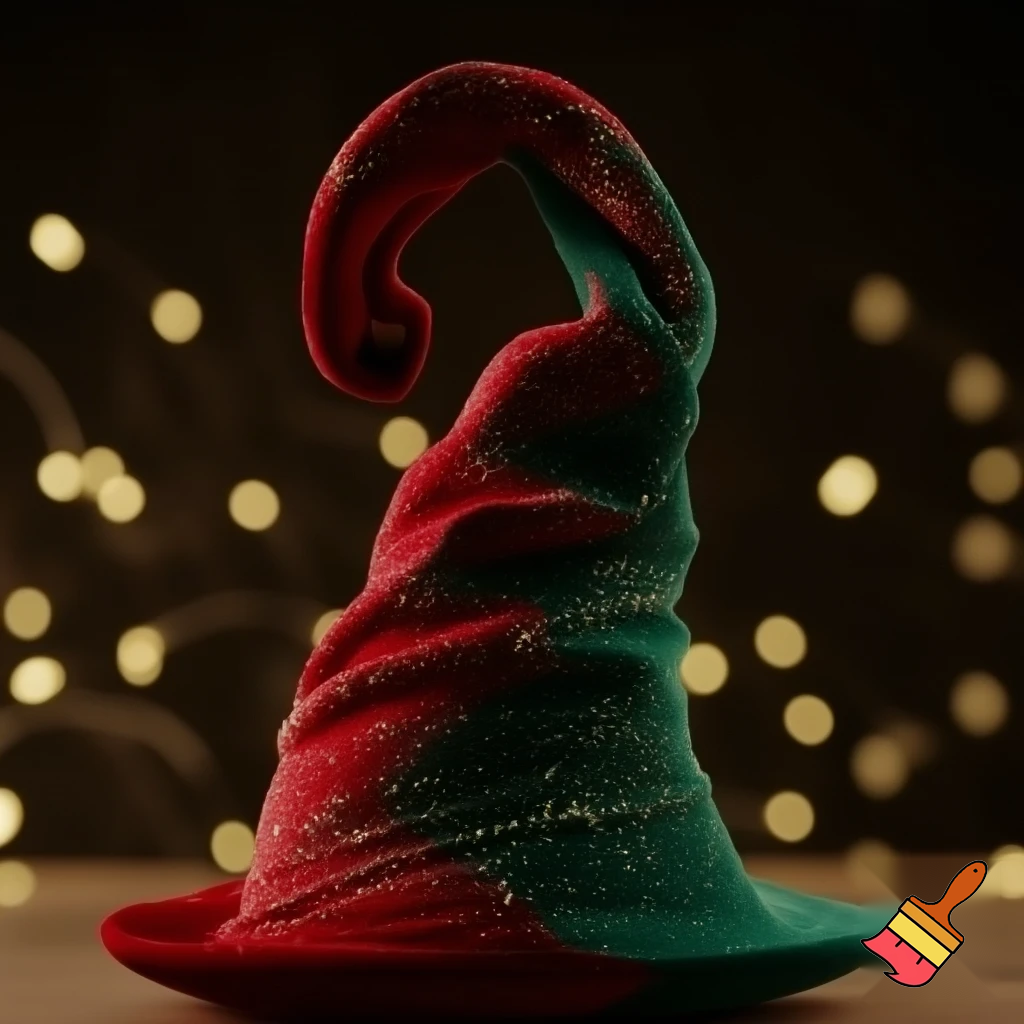 Christmas wizard hat Bend📿 a twister hat