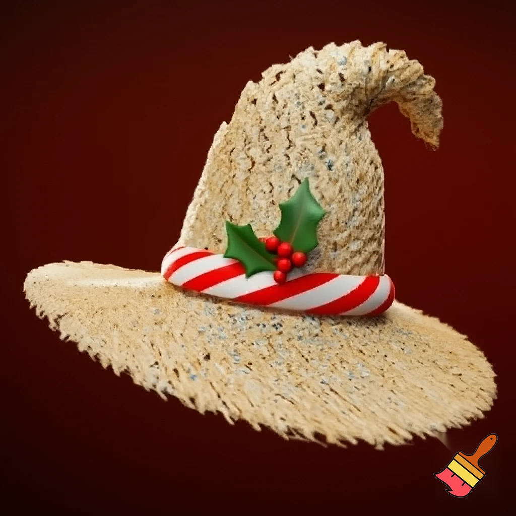 Christmas wizard hat Bendy hat