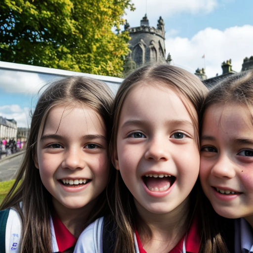 a poster on a school trip to dublin
