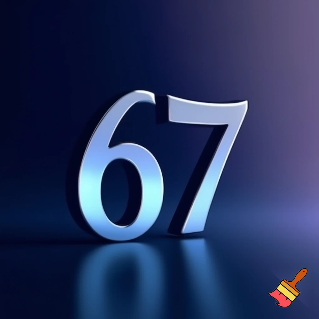 67 
