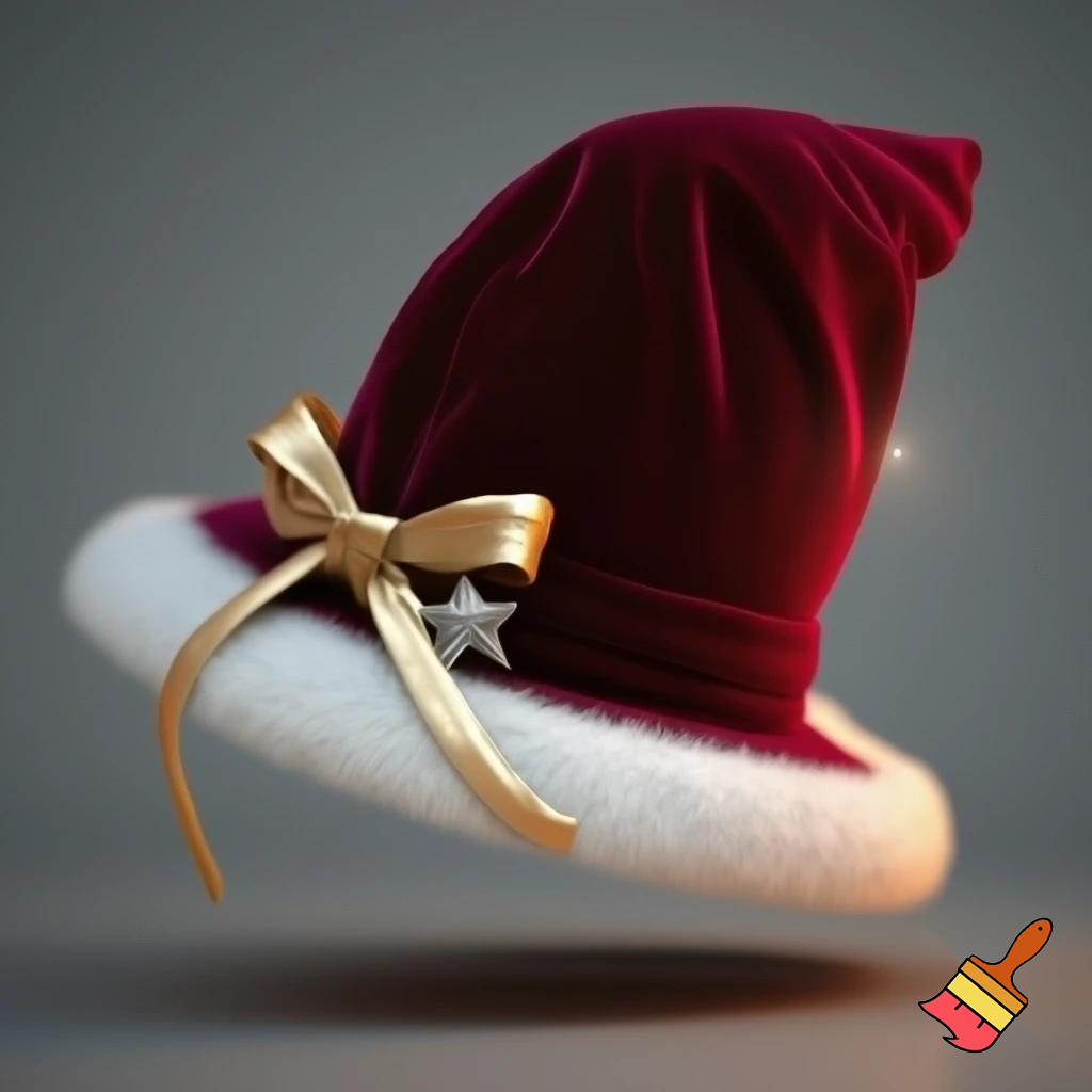 Christmas wizard hat