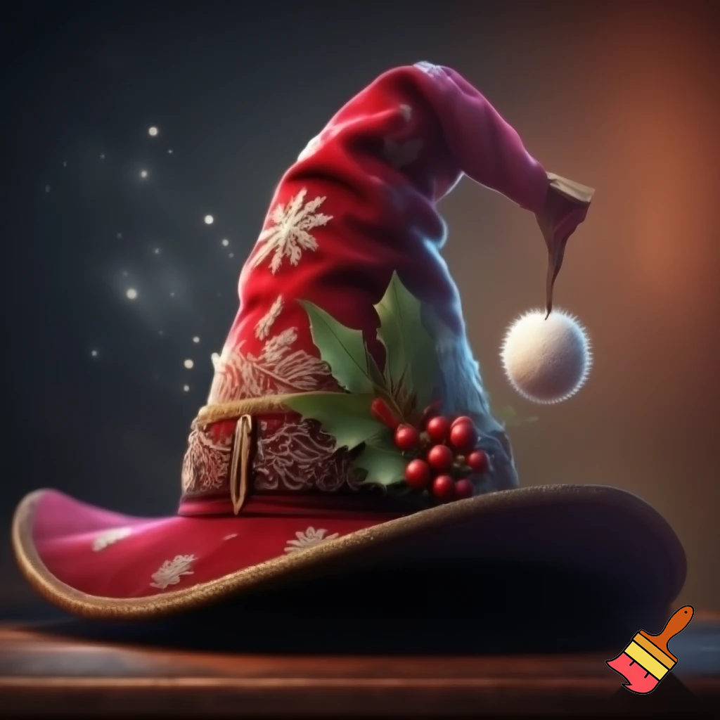 Christmas wizard hat