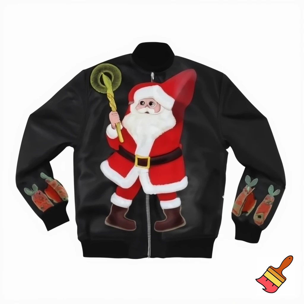 A wizard jacket Christmas jacket Santa Claus wizard Christmas shoes