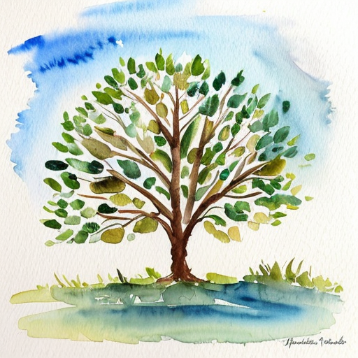 an only tree without leafes 