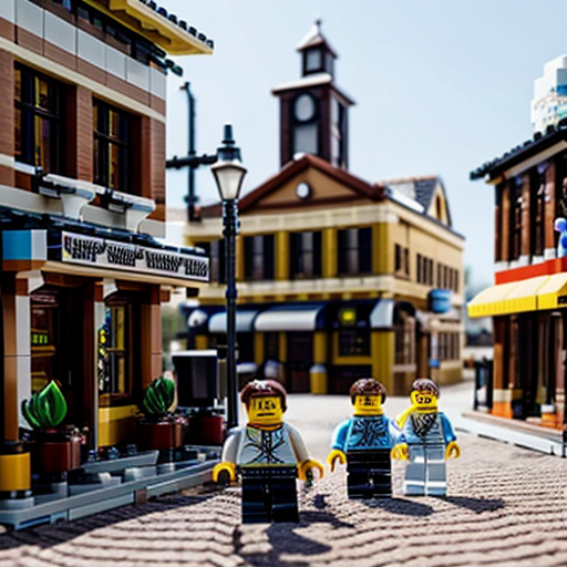 Lego western town