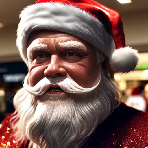 Santa Claus at Cranbourne shopping Centre