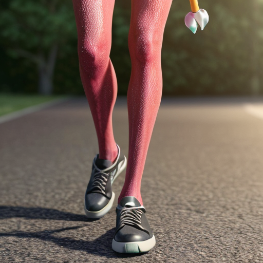 Candy walking stick walking