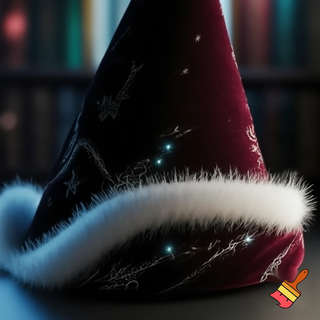 A wizard Christmas hat
