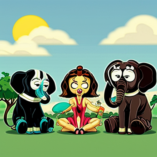 Powerpuff Girls (The Powerpuff Girls), Elephant, Zoo