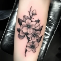 may birth flower tattoo