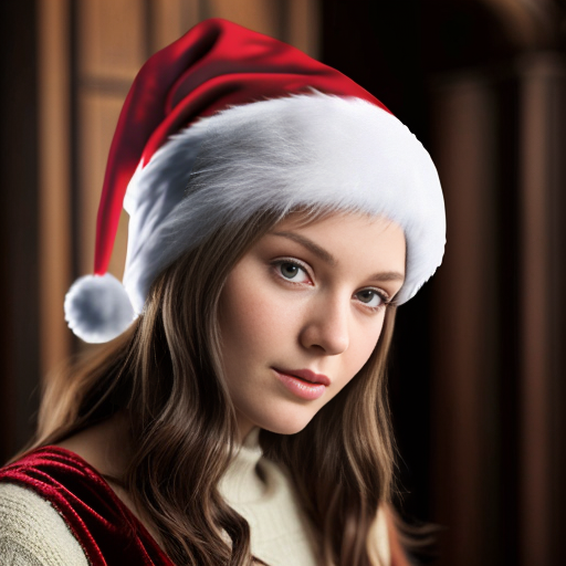 Christmas wizard hat written and velvet