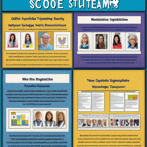 create school based OT team poster
