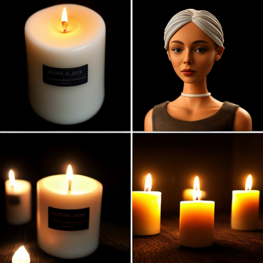 diseños visuales de modelos de velas artesanales HUMANIZADAS

