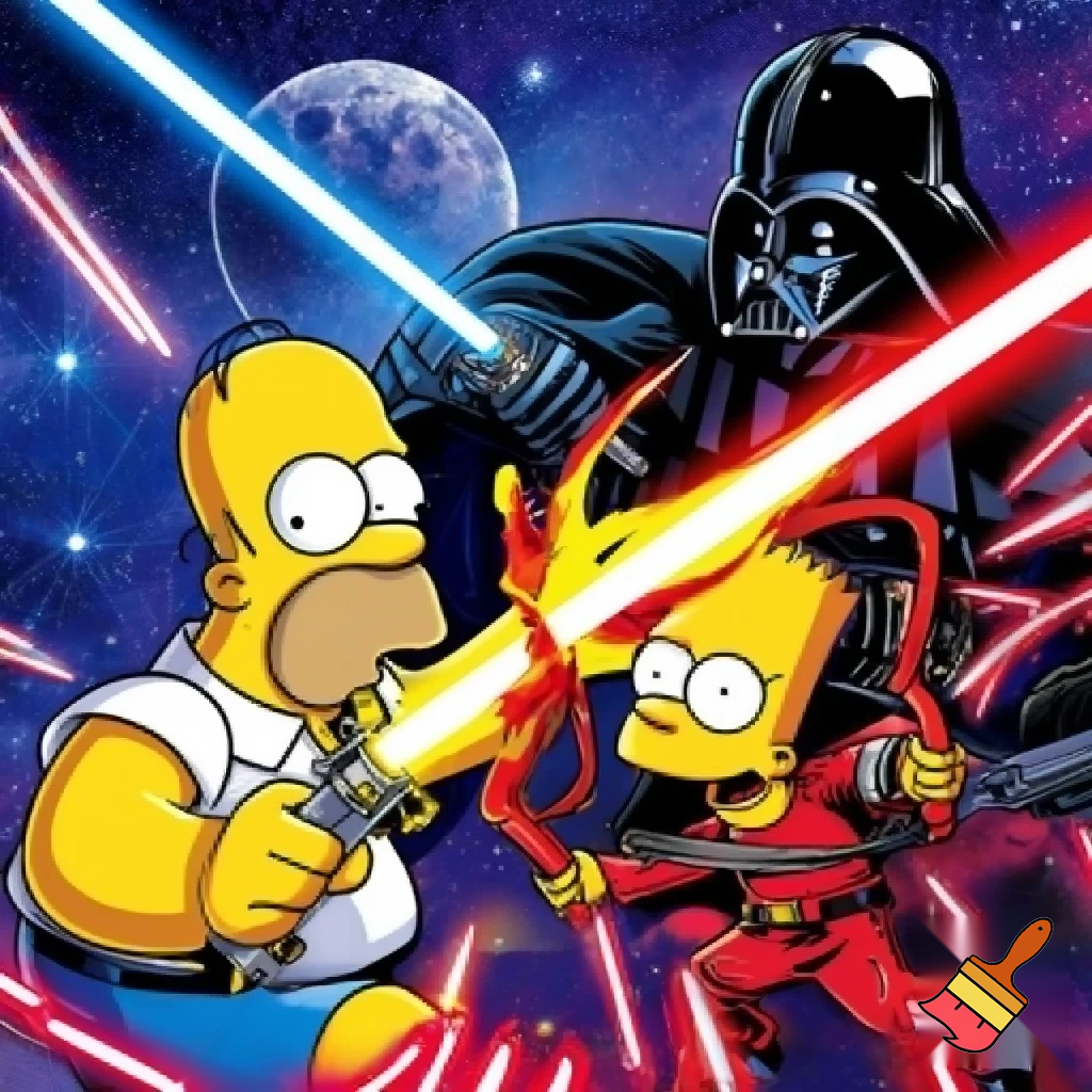 Simpson star wars